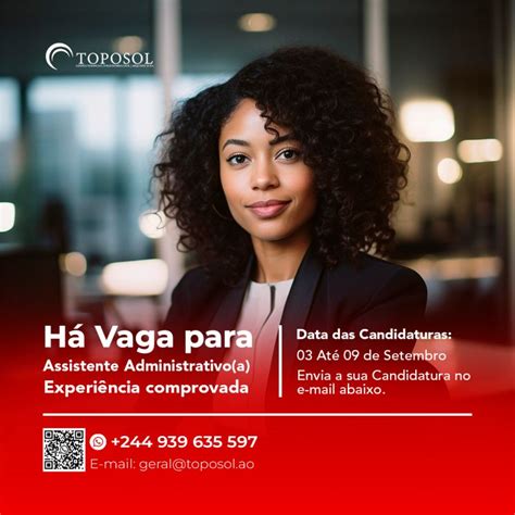 Recruta Se Assistente Administrativo A E Financeiro A AngoVagas