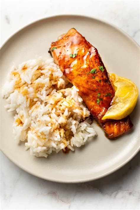 Honey Glazed Salmon Salt Lavender