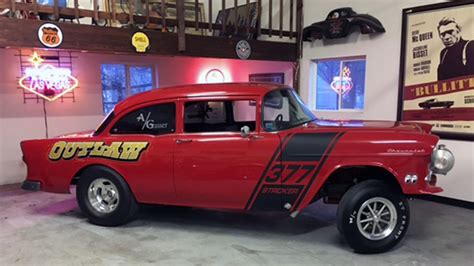 1955 Chevrolet Bel Air Gasser Presented As Lot S140 At Pomona Ca Drag Racing Cars Drag Cars