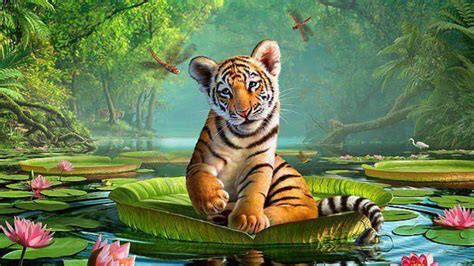 Tiger Cub Art - ID: 61649 - Art Abyss