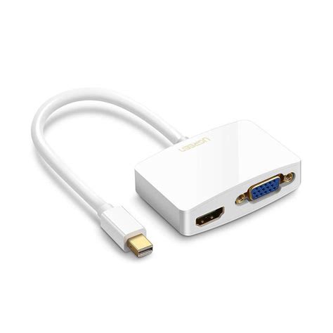 Ugreen Adaptateur Mini Displayport Thunderbolt Vers Hdmi Vga Pour