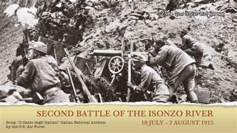 Second Battle Of The Isonzo Youtube