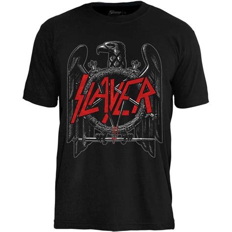 Camiseta Slayer Eagle Tee T Nel Do Rock