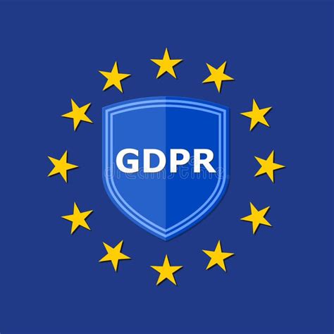 GDPR Logo Or Icon, General Data Protection Regulation Stock ...