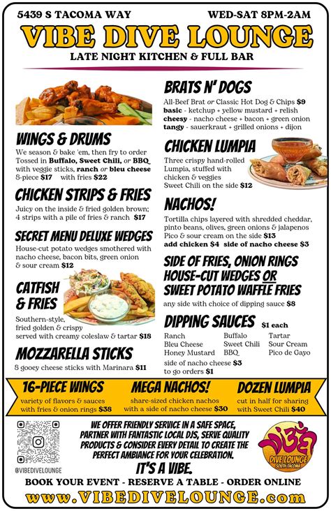 Vibe Dive Lounge | Tacoma WA