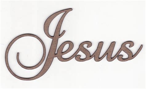 Jesus Name Written In Cursive Letters