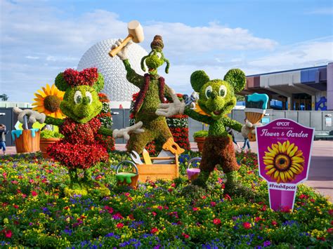 Full List Of Topiaries And Gardens Released For 2021 Taste Of EPCOT