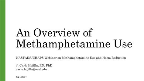 Pdf An Overview Of Methamphetamine Use Nastad · 2019 12 18 · An Overview Of Methamphetamine