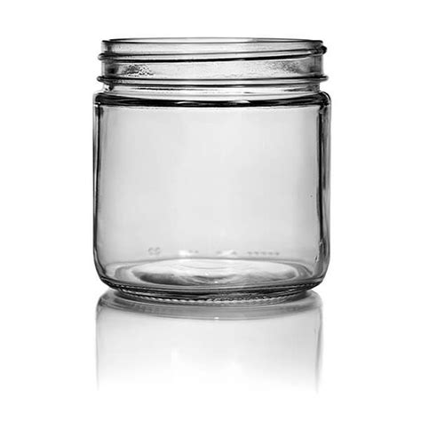 8 Oz Glass Straight Sided Jar 70 405 Finish Burch Bottle And Pkg