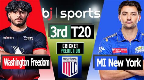 MLC 2024 MI New York Vs Washington Freedom 3rd Match Prediction