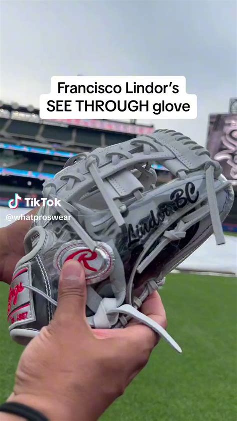 Baseball Bros On Twitter Francisco Lindor S Custom Transparent Glove