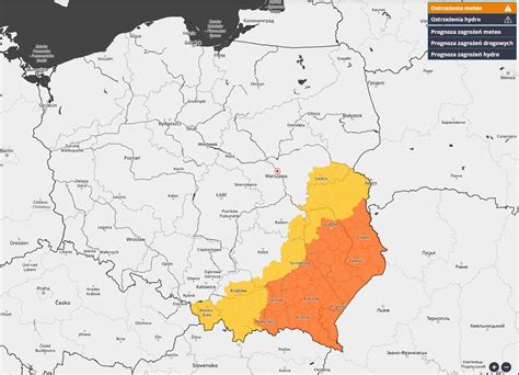 IMGW PIB METEO POLSKA on Twitter Aktualne ostrzeżenia