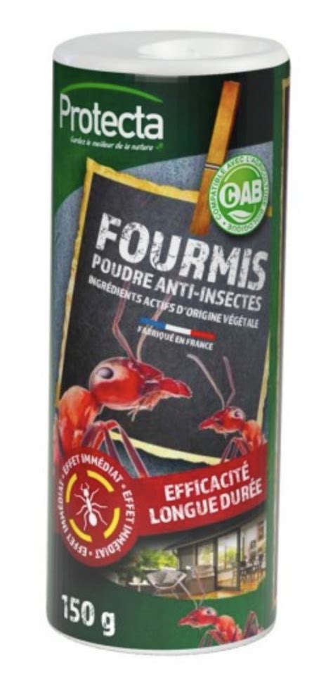 Poudre Insecticide Anti Fourmis En Poudrage Arrosage Gr Protecta