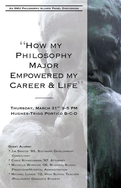 Save The Date 331 An Smu Philosophy Alumni Panel Discussion Dedman