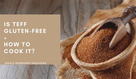 Is Teff Gluten Free And How To Cook It Single Ingredient Groceries