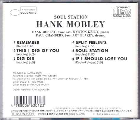 Yahooオークション Hank Mobleyハンク・モブレーsoul Station 6