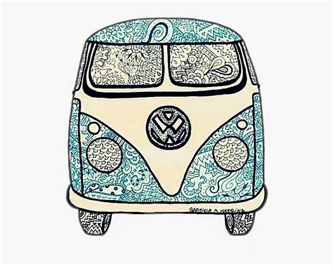 Drawing Kombi Van Cartoon - Debora Milke