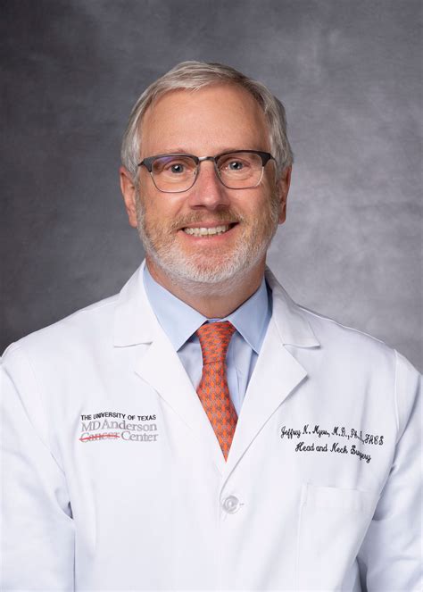 Jeffrey N Myers Md Surgical Oncologist Md Anderson Cancer Center