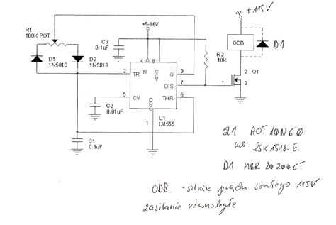 Regulator obrotów silnika DC PWM wątpliwości co do sterowania