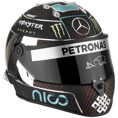 NICO ROSBERG DISPLAY HELMET AMG PETRONAS FORMULA ONE TEAM, 2016 Con la ...