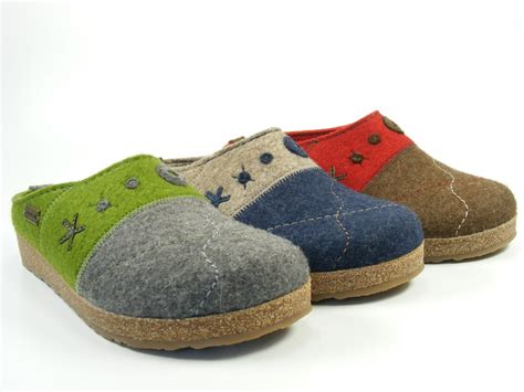 Haflinger Schuhe Damen Hausschuhe Pantoffeln Wolle Grizzly Tristan 731040