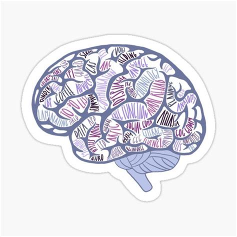 Sticker Le Cerveau D Un Slp Par Kallie Haritopoulos Cloud