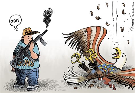 Political cartoon U.S. NRA gun control | The Week