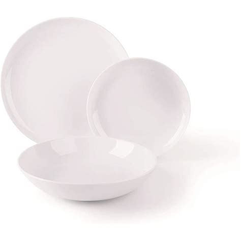 Bolko Service D Assiettes Pi Ces Porcelaine Blanc X Cm