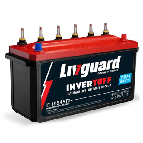 Buy LIVGUARD INVERTUFF IT 1554STJ 150AH TUBULAR INVERTER BATTERY At