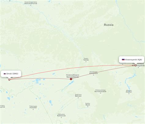 Flights From Krasnojarsk To Omsk KJA To OMS Flight Routes