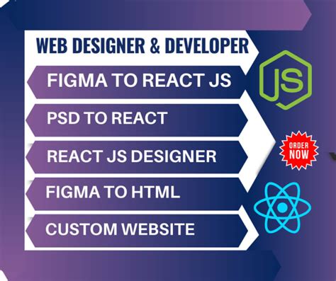 Convert Figma To React Psd To React Figma To Htlm React Js React