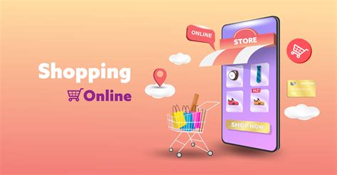 Online shopping store on website and mobile phone design. Smart