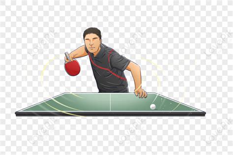 Table Tennis Athletes Competition Sports Png Transparent Image And