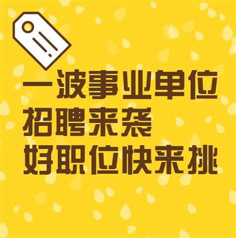 一批事業單位招聘 快來挑好職位！ 每日頭條