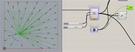 Move Random D Populated Points Away From Attractor Point Grasshopper