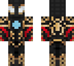 spiderman black and gold suit | Minecraft Skins