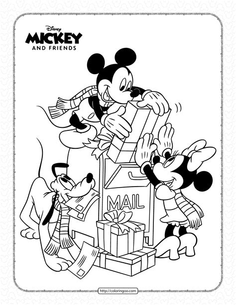 Mickey Mouse And Friends Coloring Pages To Print - Infoupdate.org