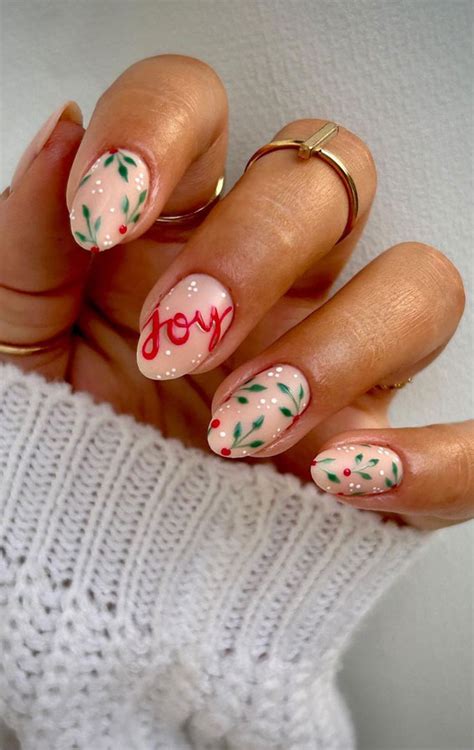 50 Stylish Festive Nail Designs Christmas Joy Nails