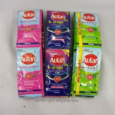 Jual Autan Lotion Anti Nyamuk All Varian Renceng Sachet Ml