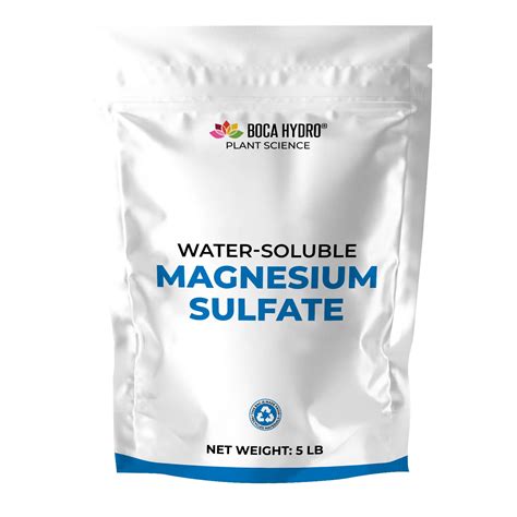 Boca Hydro Magnesium Sulfate Water Soluable Plant Nutrient Walmart