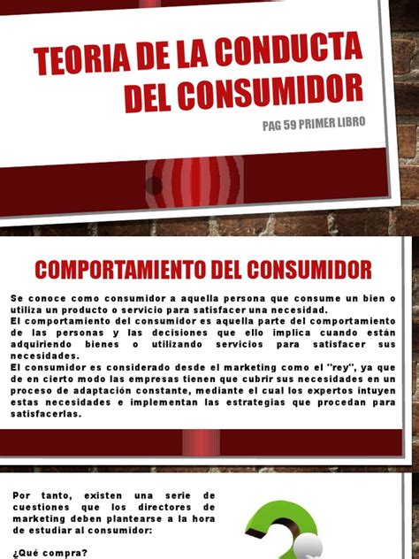 Pdf Teoria De La Conducta Del Consumidorpptx Dokumentips