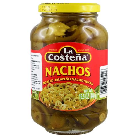 La Costena Nachos Pickled Jalapeno Nacho Slices Jar 12 X 440g Jdm Distributors Ltd