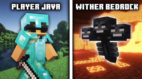 Apakah Wither Di BEDROCK Sesusah Itu Untuk Dilawan YouTube