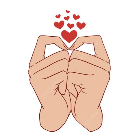 Heart Gesture Confession Png Transparent Image And Clipart