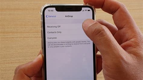 Iphone Pro How To Enable Disable Airdrop Youtube