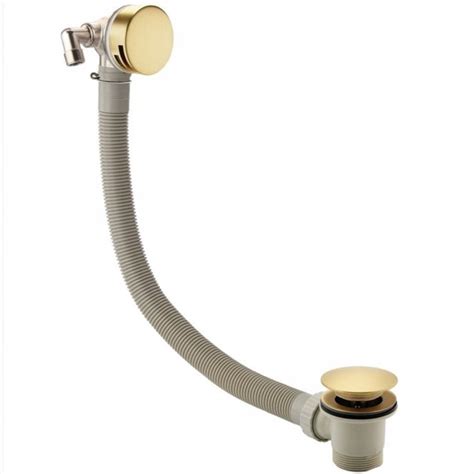 Niagara Equate Brushed Brass Modern Bath Mounted Bath Filler Click