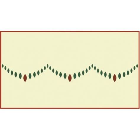 Scallop 2 Border Stencil | The Artful Stencil