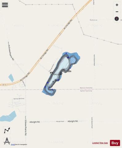 Cary Lake Fishing Map | Nautical Charts App