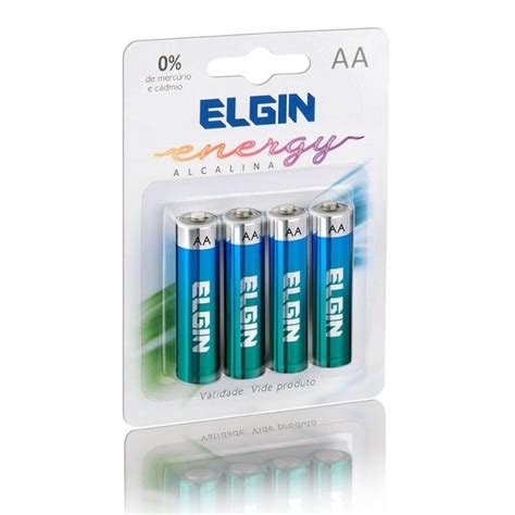 Pilha Aa Alcalina C Elgin Smart Eletron