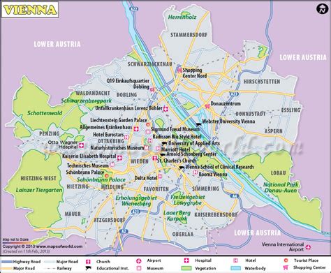 Vienna Map Map Of Vienna City